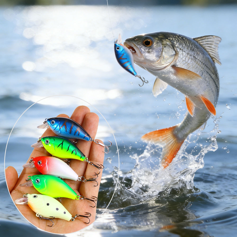 Fishing Hook Offset - ชุดเหยื่อปลอมนิ่ม AIR PLANE FISH ปลาบิน ขนาด