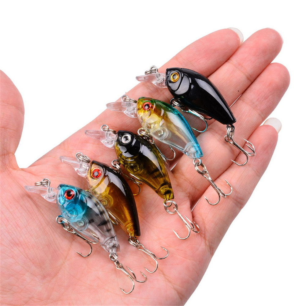 1Pcs 3.5G 4.5ซม.น้ำ Mini Bioni - Fishing Hook Treble บทวิจารณ์และราคา