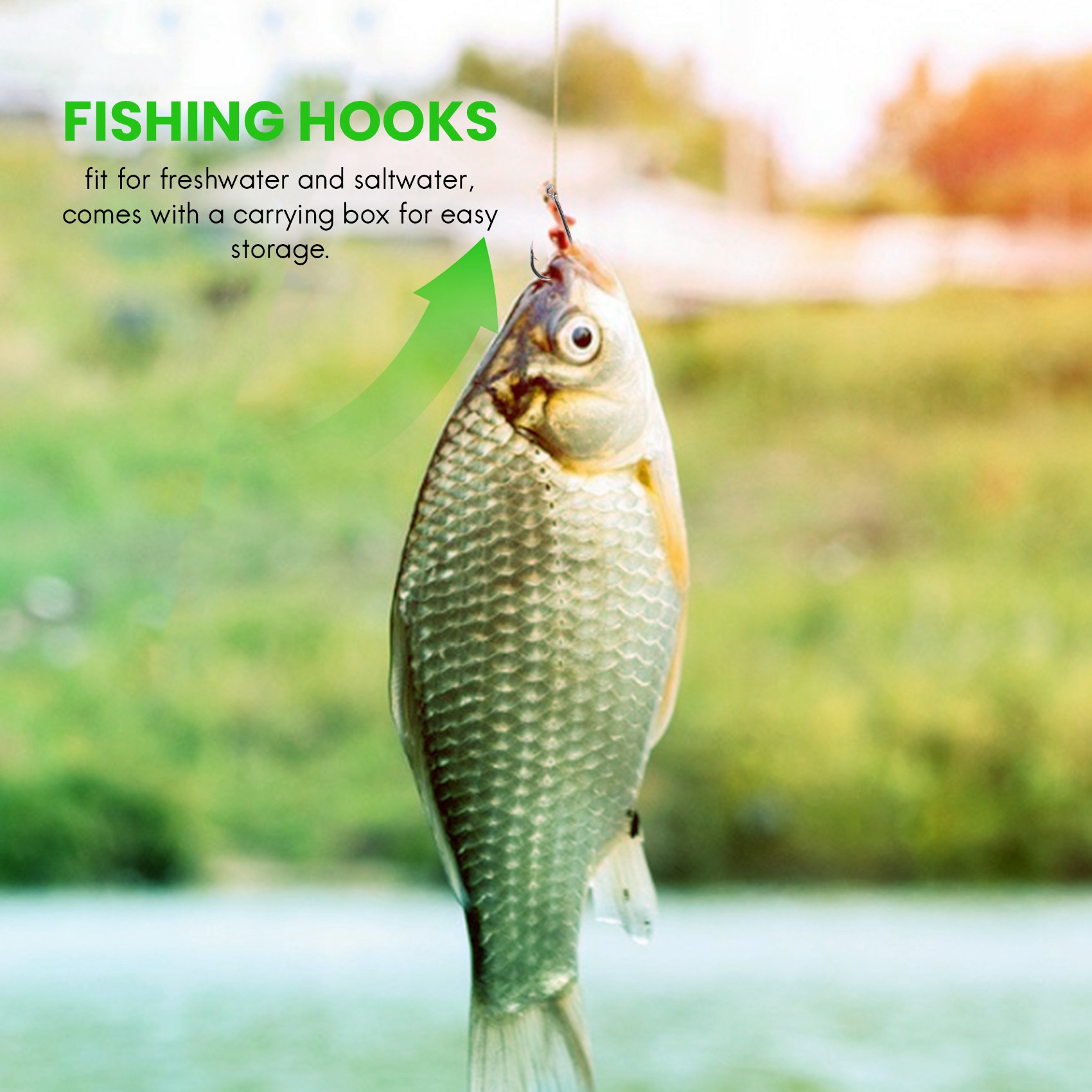 สินค้ามาใหม่ 500 ชิ้น/ชุด ขนาด - Fishing Hook Size บทวิจารณ์และราคา