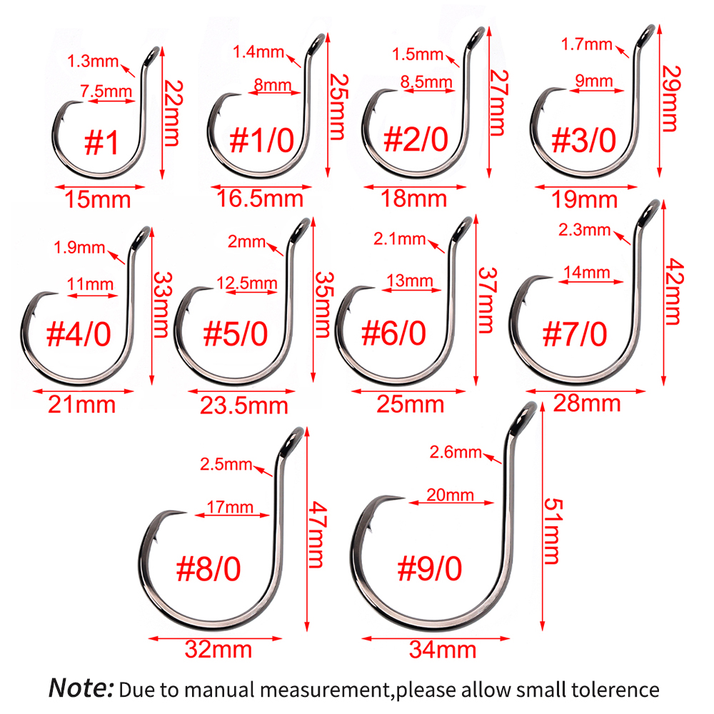 Lionriver สีดํานิกเกิล Heavy C - Fishing Hook Assortment บทวิจารณ์และราคา
