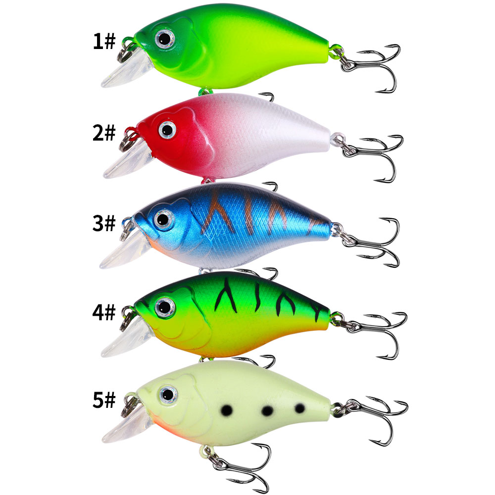 เหยื่อตกปลา 1 ชิ้น ขนาด 6 ซม.  - Fishing Hook Treble บทวิจารณ์และราคา