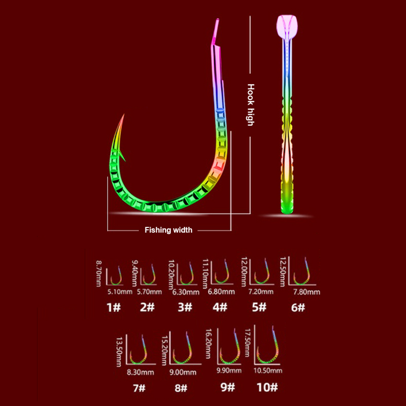 10ชิ้นขนาดมังกร Kiriin Iseni ส - Fishing Hook Assortment บทวิจารณ์และราคา