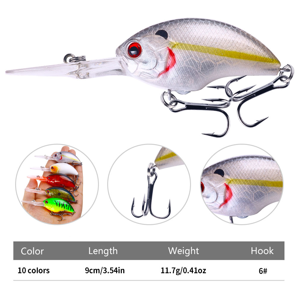 เหยื่อตกปลา HENGJIA 11.7 กรัม  - Fishing Hook Treble บทวิจารณ์และราคา